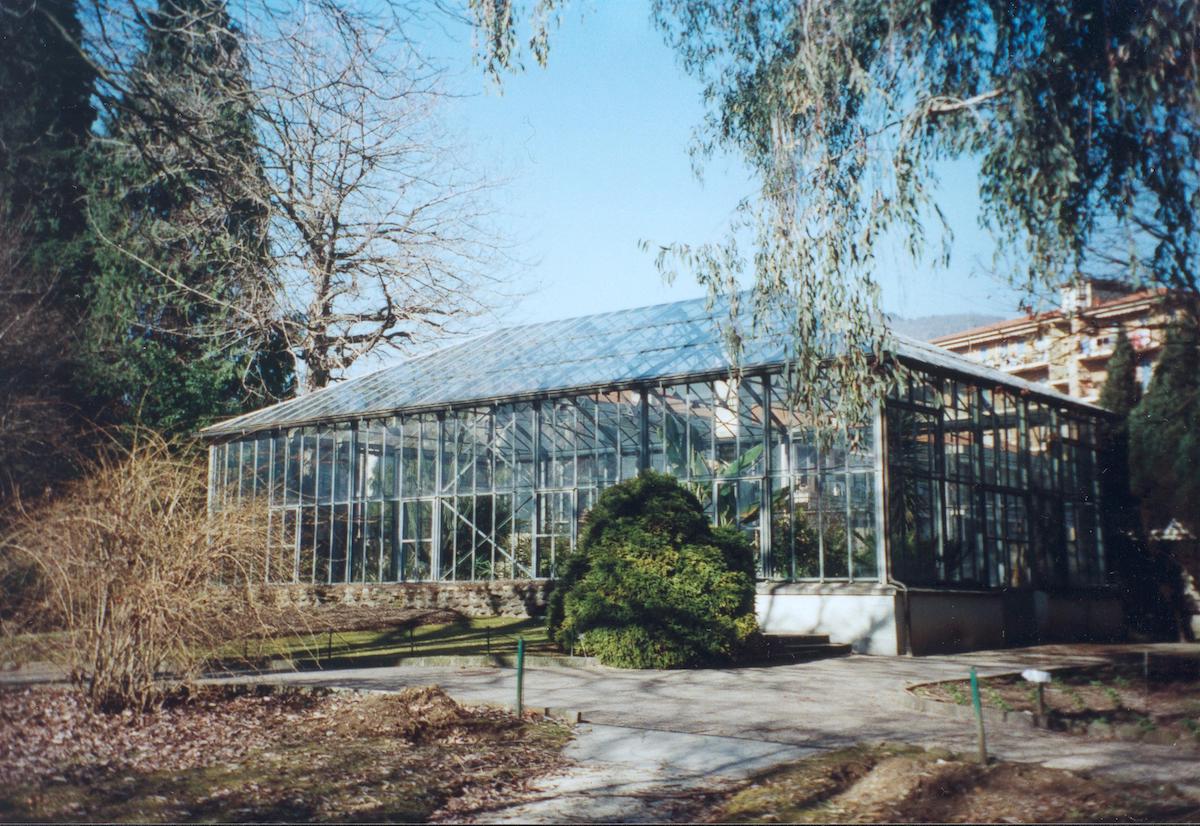 Serra botanica di Villa Taranto Pallanza Lago Maggiore – struttura metallica in ferro e vetro